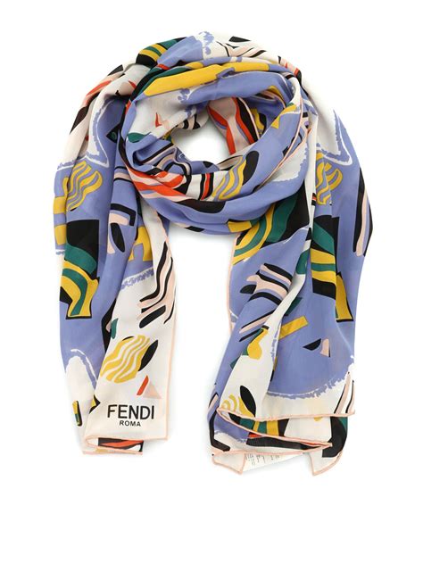 fendi silk scarf for sale.